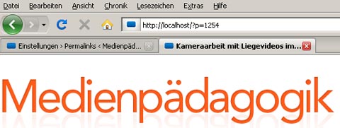Der eigene Webserver auf dem USB-Stick in der Medienpädagogik
