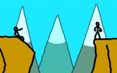 Pivot Stickfigure Animation in der Medienpädagogik Screenshot aus "Stick Cliffs 2" auf youtube